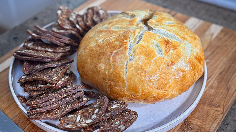 Mushroom Brie Bake Screenshot from America's Heartland Season 18 Episode 04